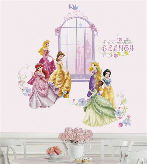 Disney Princess Collage Peel & Stick Wall Decals w/Personalization ...