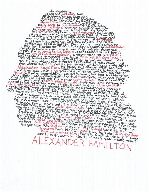 Hamilton Lyrics, Hamilton Silhouette by gideongraves on DeviantArt