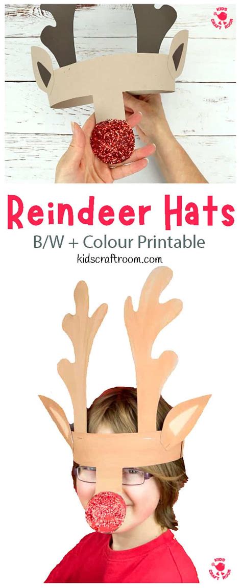 Best Printable Reindeer Antlers Template For Kids - Kids Craft Room