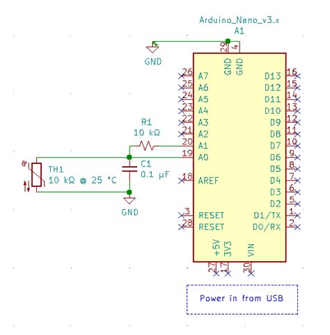 Thermistor Circuit Arduino