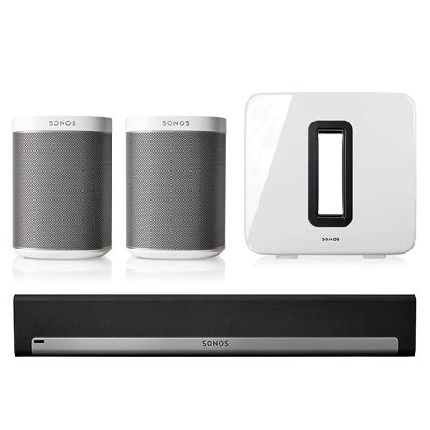 Sonos 5.1 Home Theater System PLAYBAR, SUB, PLAY:1 Wireless Rears Combination | Zonita Cinema