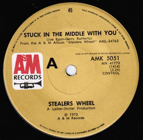 Stealers Wheel - Stuck In The Middle With You (1973, Vinyl) | Discogs