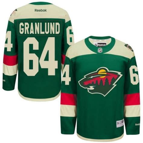 Men's Minnesota Wild Mikael Granlund Reebok Authentic 2016 Stadium ...