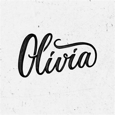 Olivia🌱For THE NAMES | Calligraphy name, Name art, Olivia name