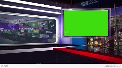 TV News Studio Background