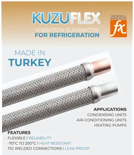 Kuzuflex, Turkey Made Vibration Absorbers For HVAC/R – Fx Multitech