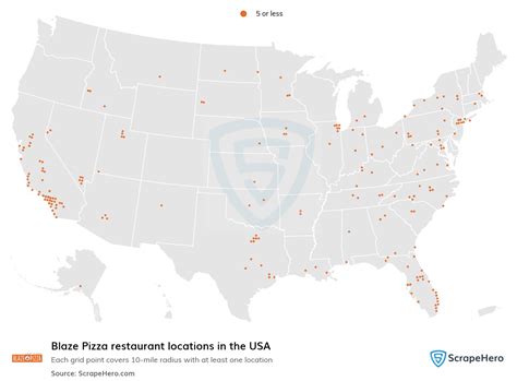 Blaze Pizza store locations in the USA - ScrapeHero Data Store