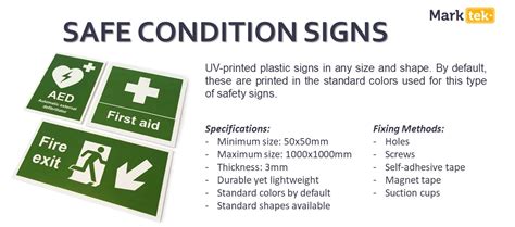 Safe Condition Signs - easily design and order online!