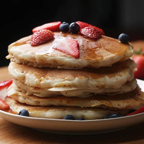 10 Pancake Stacks You Won't Be Able To Resist | Recipes Fluffy Vegan Pancake Recipe, Vegan ...