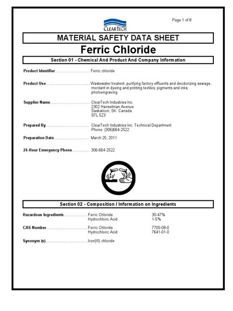 Ferric Chloride | Chemistry | Materials