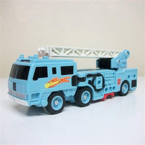 Transformers G1 Hot Spot figure fire truck engine blue Protectobot Defensor Takara Hasbro 1986