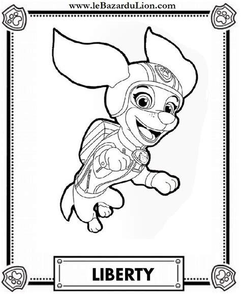 Coloriage Pat' Patrouille Album Liberty | Coloriage paw patrol, Coloriage pat patrouille, Pat ...