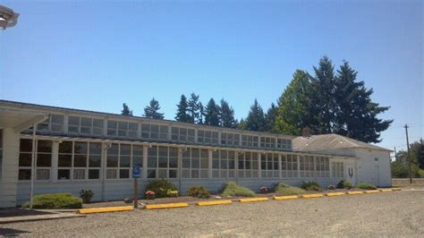 Gore school. Late 40's or early 50's addition. Near Lebanon Oregon. Now ...