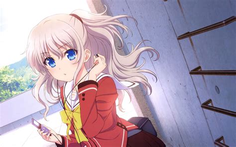 Tomori Nao, anime, simple background, Charlotte (anime), anime girls, HD Wallpaper | Rare Gallery