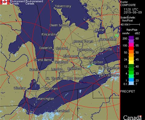 Weather Radar - Exeter, ON - Environment Canada