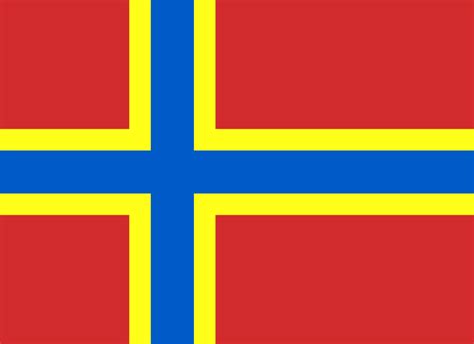 Flag of Orkney islands, Scotland : vexillology