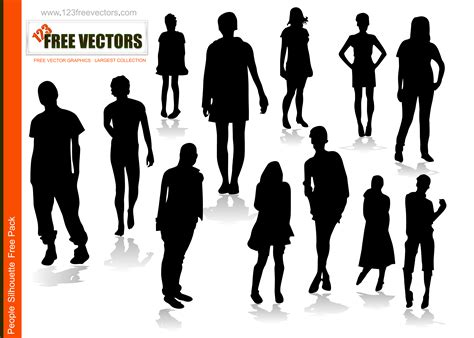 Free Vector Human Silhouette at Vectorified.com | Collection of Free Vector Human Silhouette ...