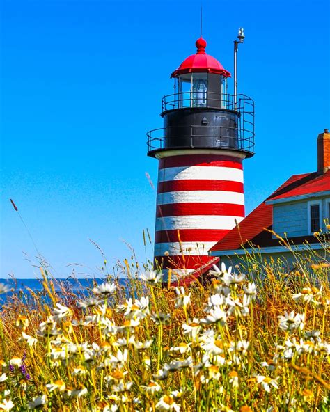 Maine Lighthouses and Beyond: West Quoddy Head Lighthouse