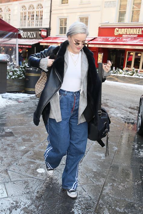 Anne-Marie in Casual Outfit - Leaving Global Studios in London 02/28 ...