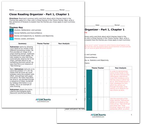 Thinking, Fast and Slow by Daniel Kahneman Plot Summary | LitCharts