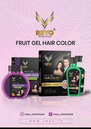 Black Reyo Fruit Vinegar Hair Dye, Bottle, Packaging Size: 476ML at Rs ...