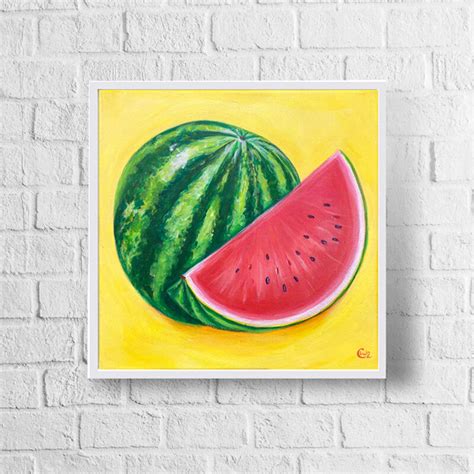 Watermelon Art Print - Chelzart