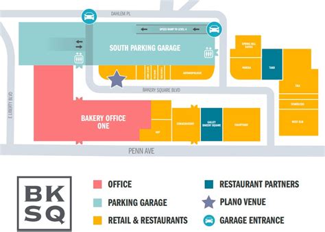 Parking Map - Quantum Theatre