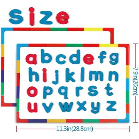 Classroom Magnetic Letters Kit With Double-sided Magnetic Board - 239 Pieces | Konga Online Shopping