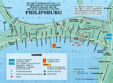 Map Of Philipsburg St Maarten - Sioux Falls Zip Code Map