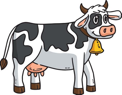 Cow Cartoon Colored Clipart Illustration 23055013 Vector Art at Vecteezy