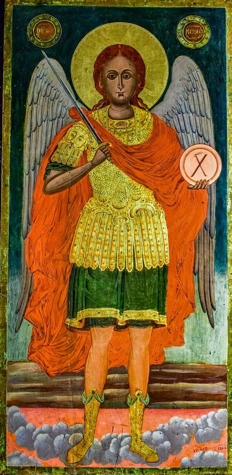 archangel michael, icon, religion, iconography, orthodox, christianity, angel, orthodoxy ...