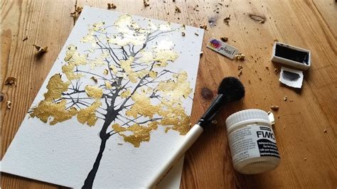 gold leaf art tutorials videos paint - Rhett Schieler