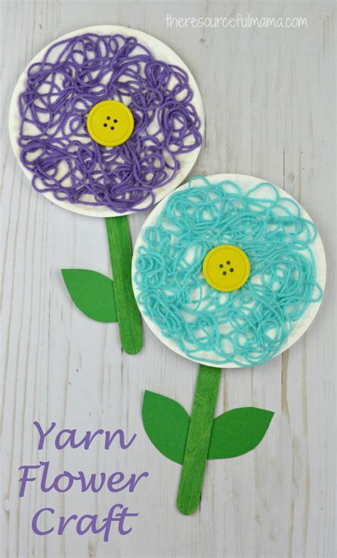 Flower Art Projects For Kindergarten