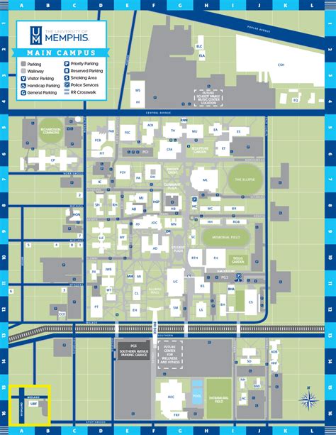 Directions and Map - Department of History - The University of Memphis