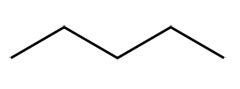 Pentane Molecule in 3D using Jmol