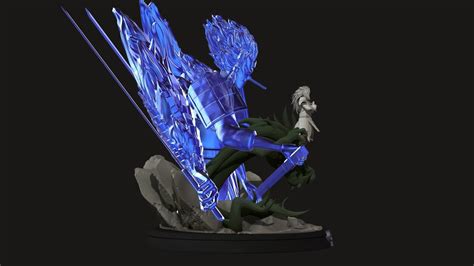 Madara Uchiha With Susanoo - Naruto Shippuden 3D Print Statue 3D model 3D printable | CGTrader