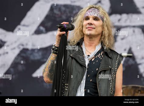 Columbus, Ohio, USA. 21st May, 2016. Singer MICHAEL STARR of Steel Panther performs live during ...