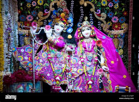 Radha krishna temple, mathura, uttar pradesh, india, asia Stock Photo - Alamy