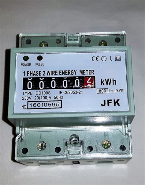 Kilowatt Hour Power Consumption Meter - JFK Electrical