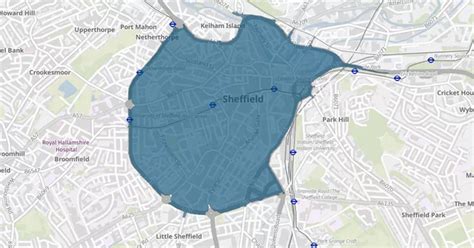 Sheffield Clean Air Zone map and where the boundaries are - YorkshireLive