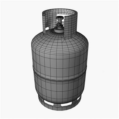 Gas Cylinder 3D Model $14 - .max .obj .fbx .3ds - Free3D