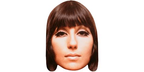 Cher (Young) Celebrity Mask - Celebrity Cutouts