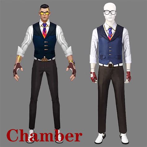 Gvavaya Game Cosplay Valorant Chamber Cosplay Costume Chamber Cosplay