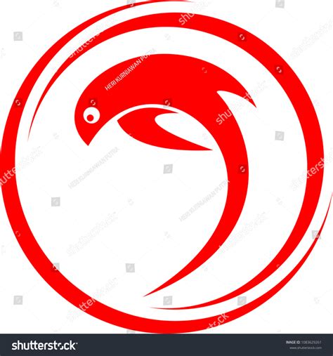 Dolphins Logo Design Stock Vector (Royalty Free) 1083629261 | Shutterstock