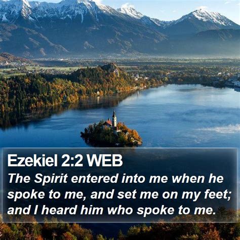 Ezekiel 2:2 WEB Scriptures Images