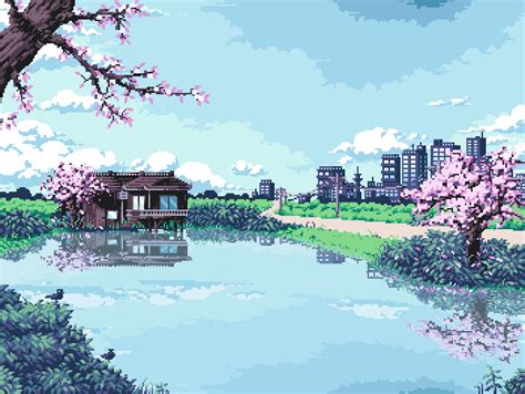 Pixel Background Japan Looking for japanese pixel fonts