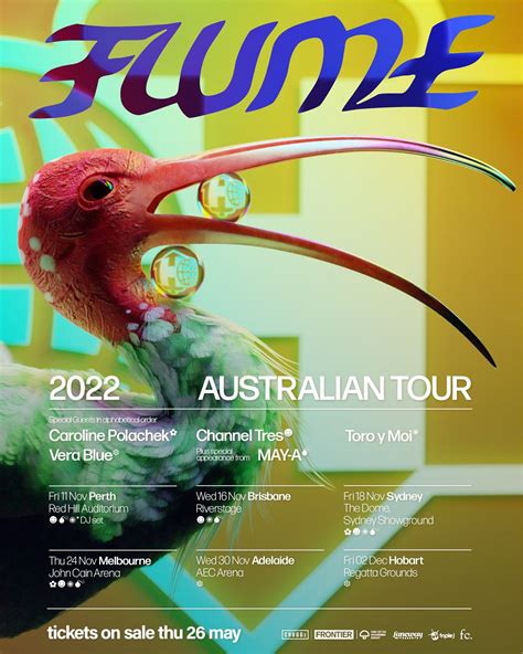 Flume on Twitter: "announcing headline shows in Australia this November ...