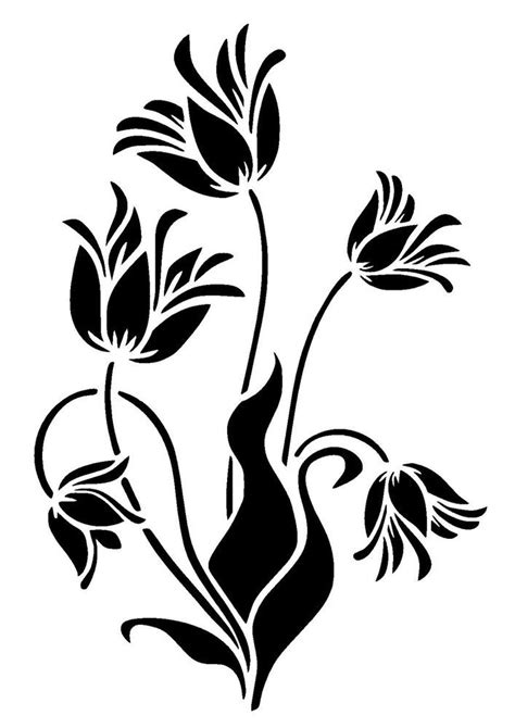 15 best nature plants stencils lovestencil eBay etsy images on ...