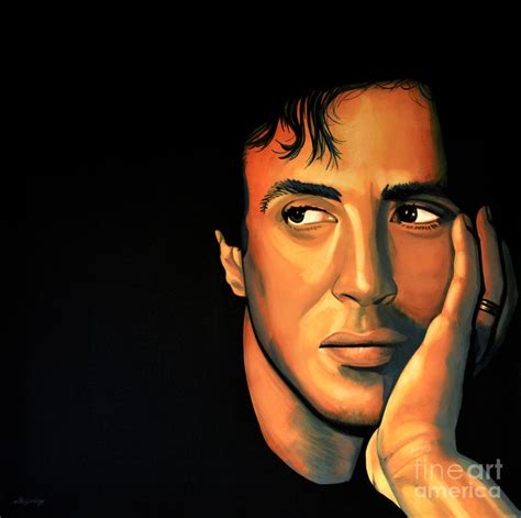 Sylvester Stallone Painting by Paul Meijering