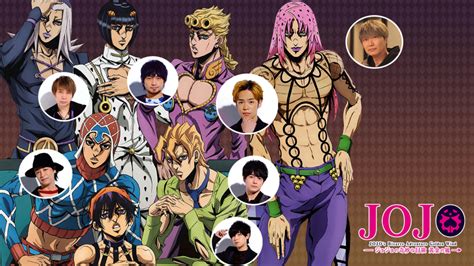 Golden Wind Cast Comment on JoJo Anime's 10th Anniversary